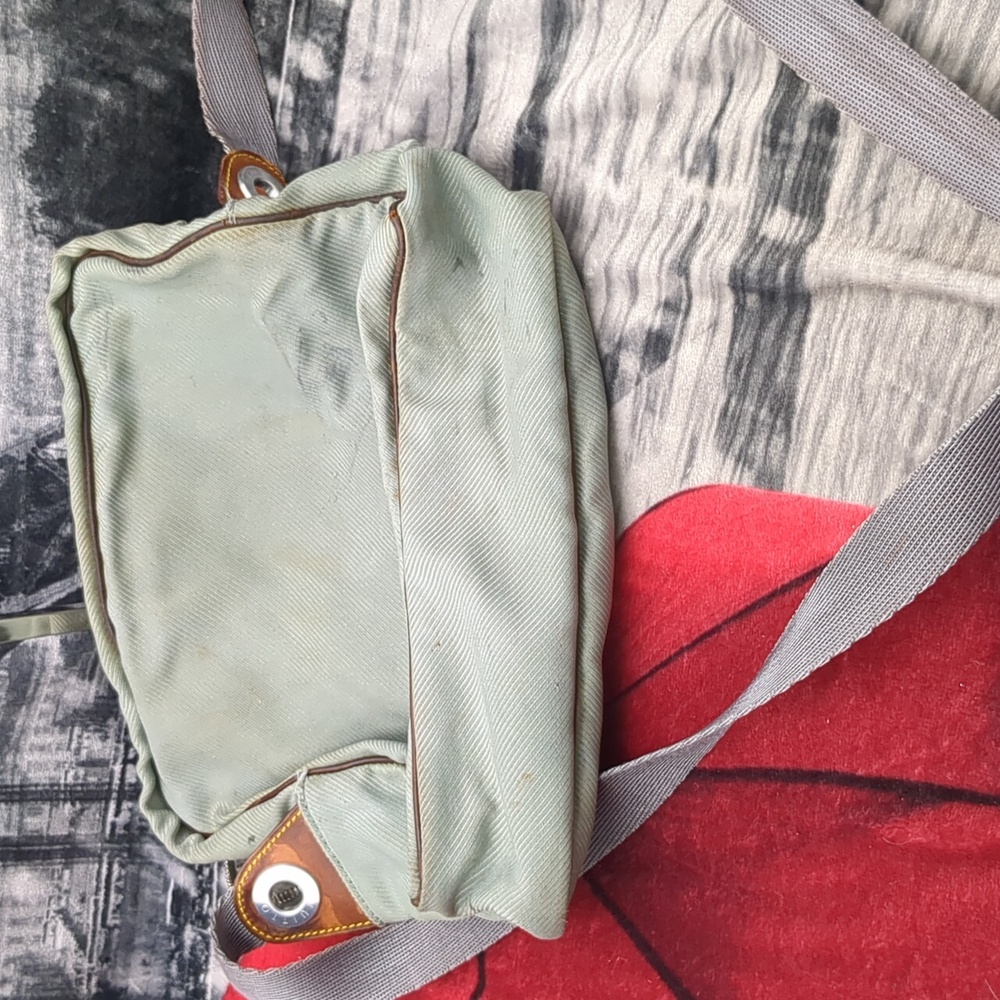 Louis VuittonLimited Edition Light Blue Nylon Tasman Reporter Bag - Picture 16 of 16